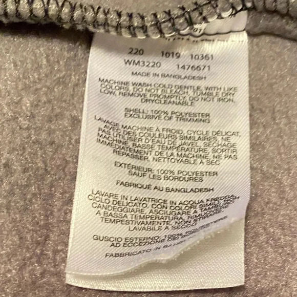 Columbia Fleece Full Zipper Long Sleeve Cozy Warm Jacket Black/Gray Men’s XL EUC - Picture 8 of 11